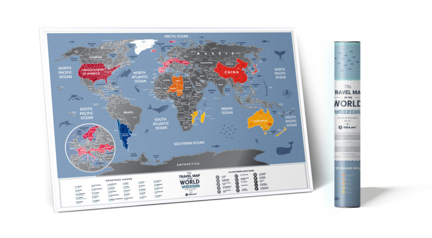 mapa do zdrapywania tuba weekend świat